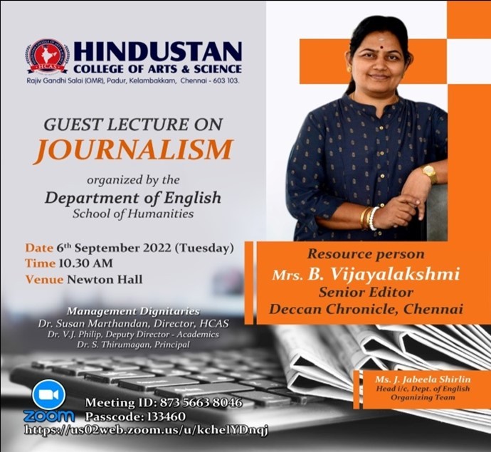 Guest lecture on Journalism