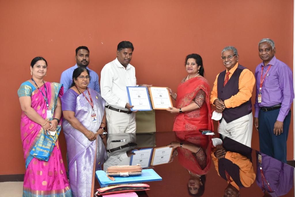 MOU signed with ARMATS Biotek Training and Research Institute, Chennai