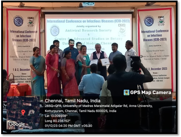 School of Science signed MoU with Antiviral Research Society on 1st December 2023