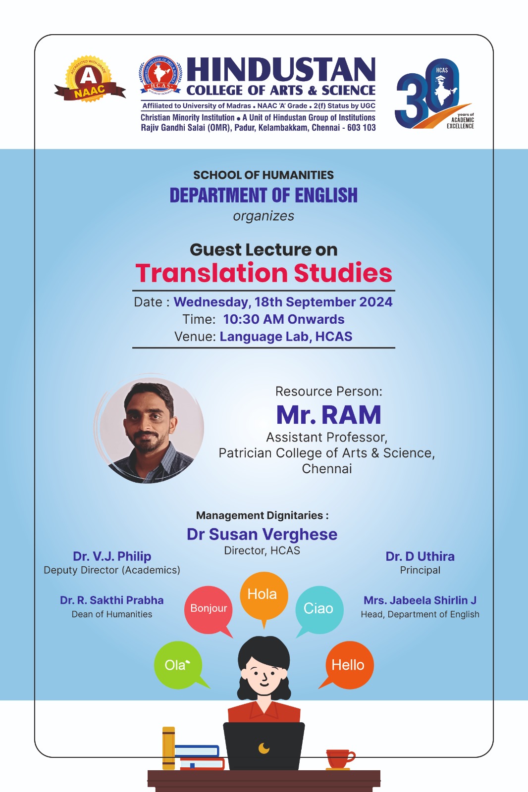Guest Lecture on Exploring the basics of Language and Linguistics   