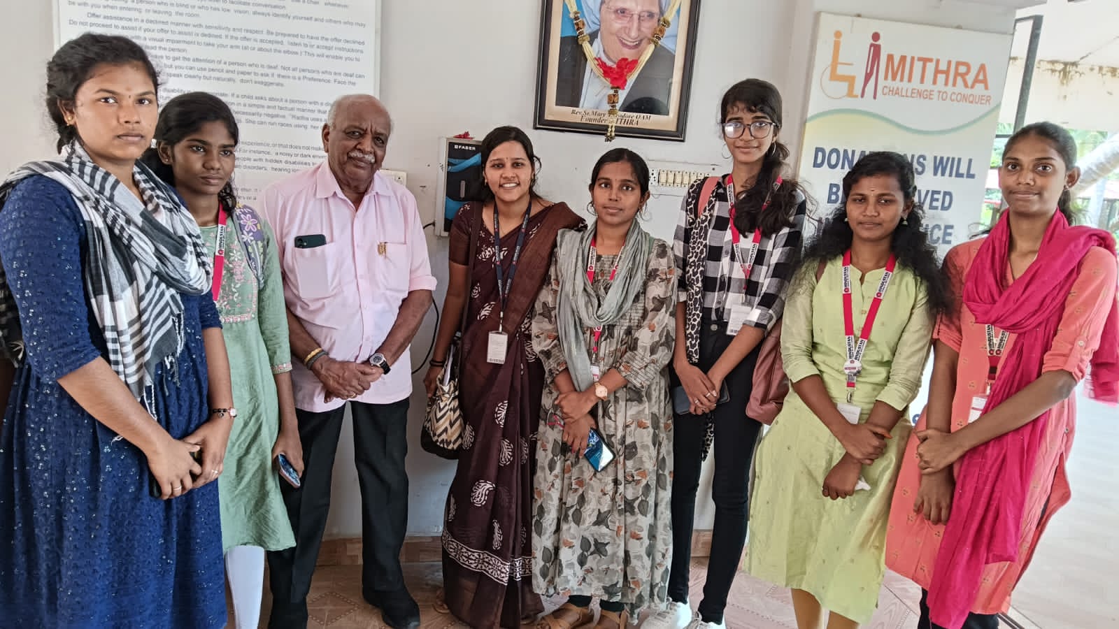 Institutional Visit To Mithra, Rehabilitation Center 