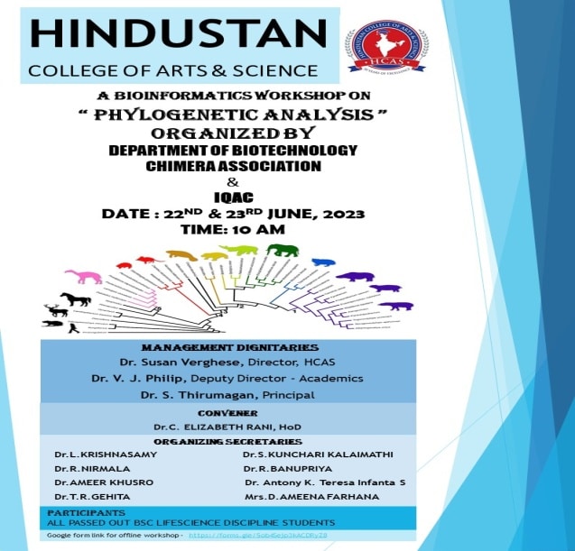 Workshop on  Phylogenetic Tree Analysis