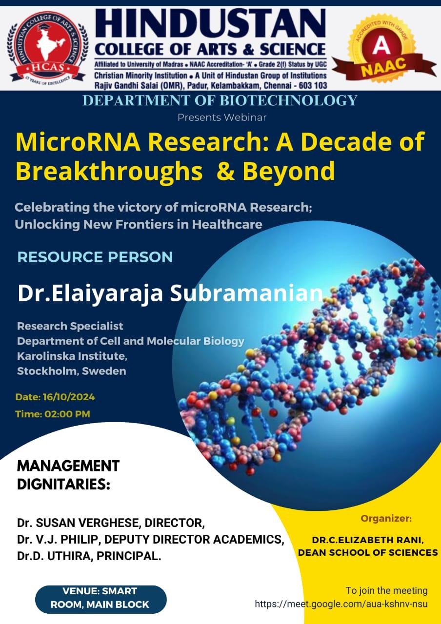 Webinar on MicroRNA Research