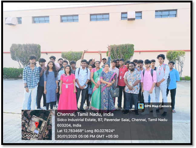 Industrial Visit to -The Hindu Newspaper Factory
