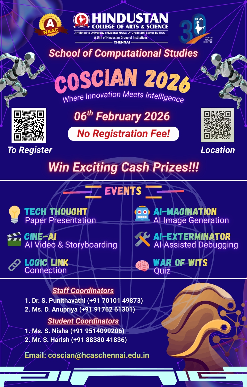 COSCIAN 2026 On 6th February