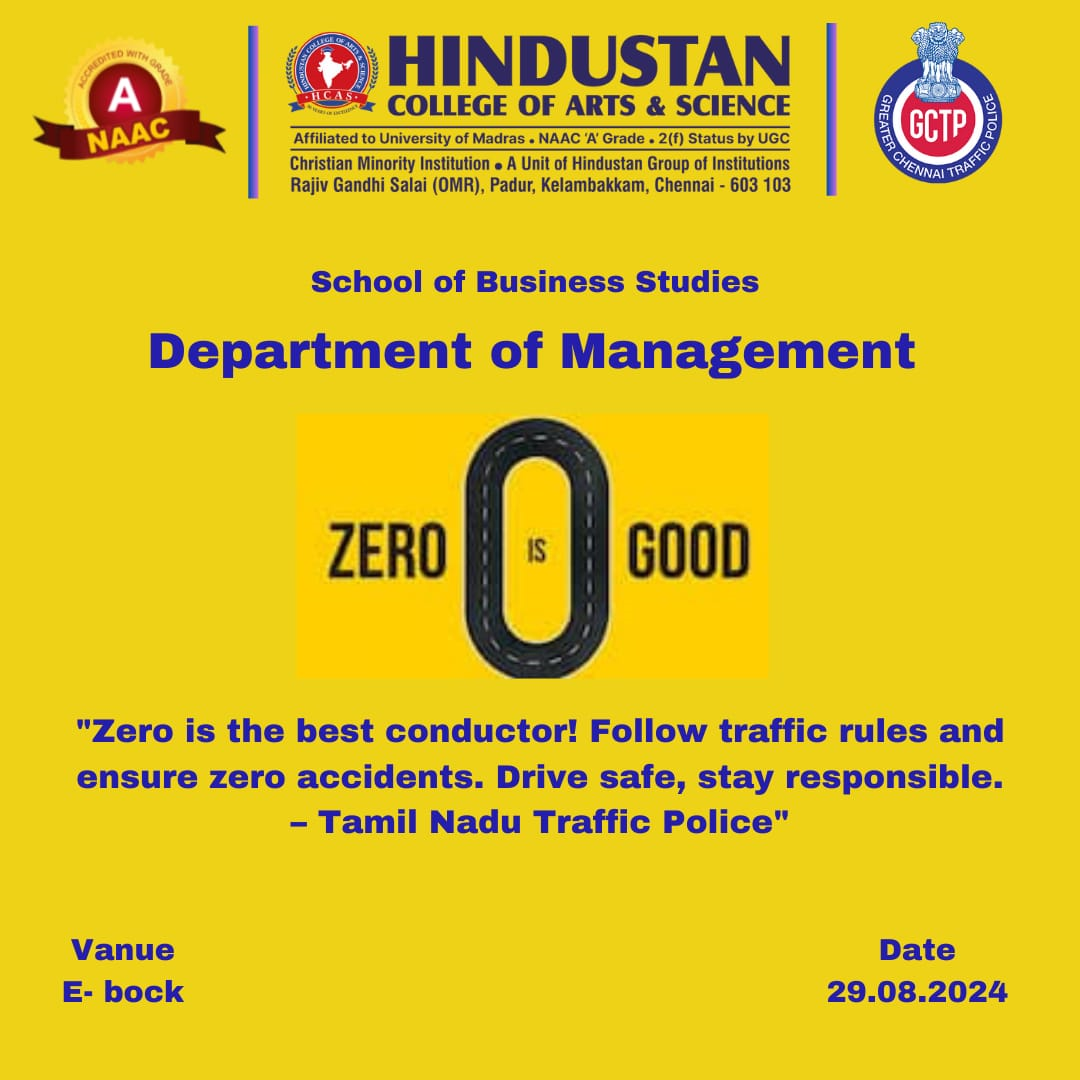 Zero is Good – Motivational Talk On 29th August 2024