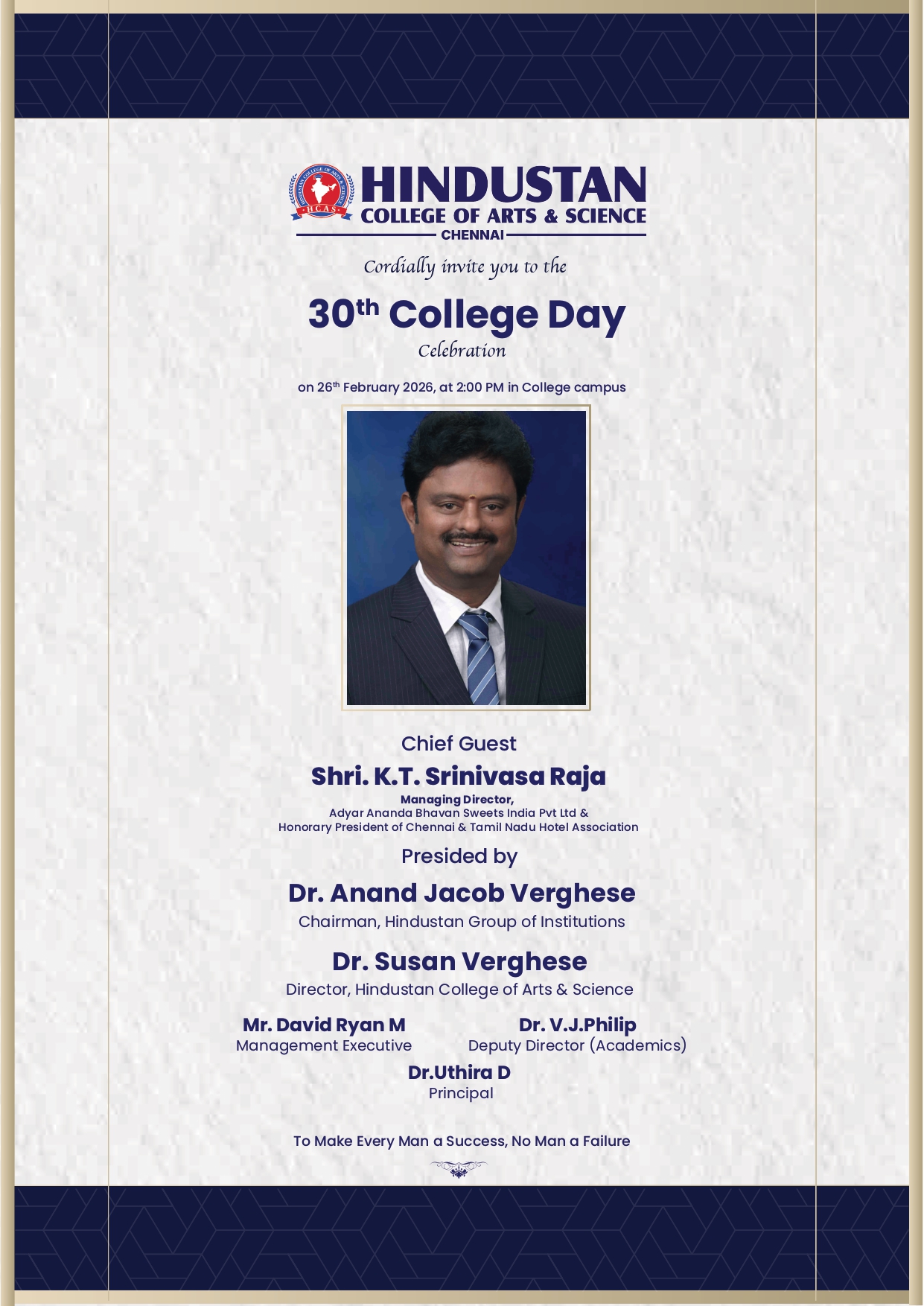30th College Day On 26th February 2026