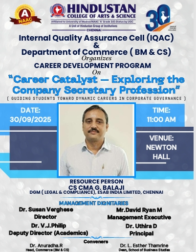 Career Catalyst – Exploring the Company Secretary Profession 30th September 2025