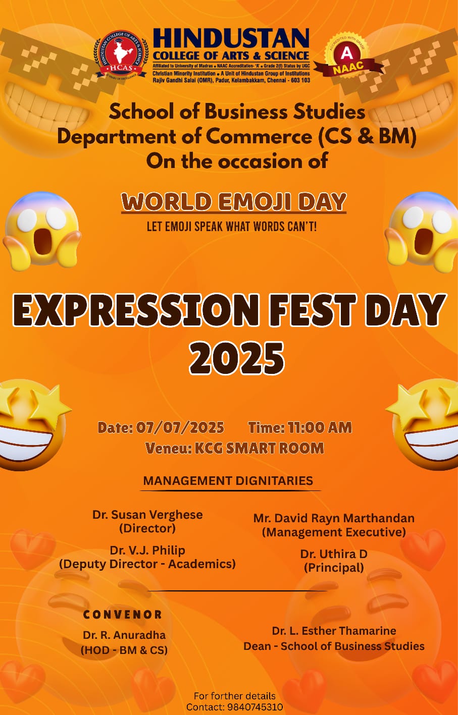 Expressing Emotions-on the occasion of Emoji Day 07th July 2025