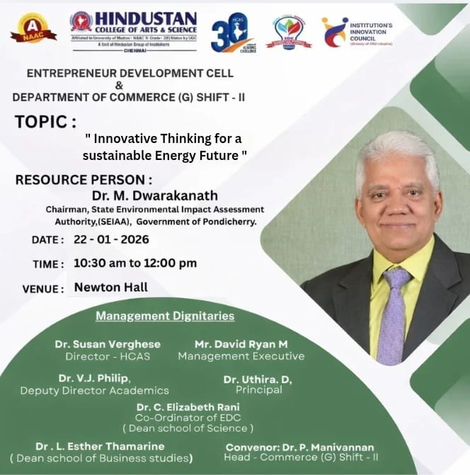 Innovative Thinking for a Sustainable Energy Future On 22nd January 2026