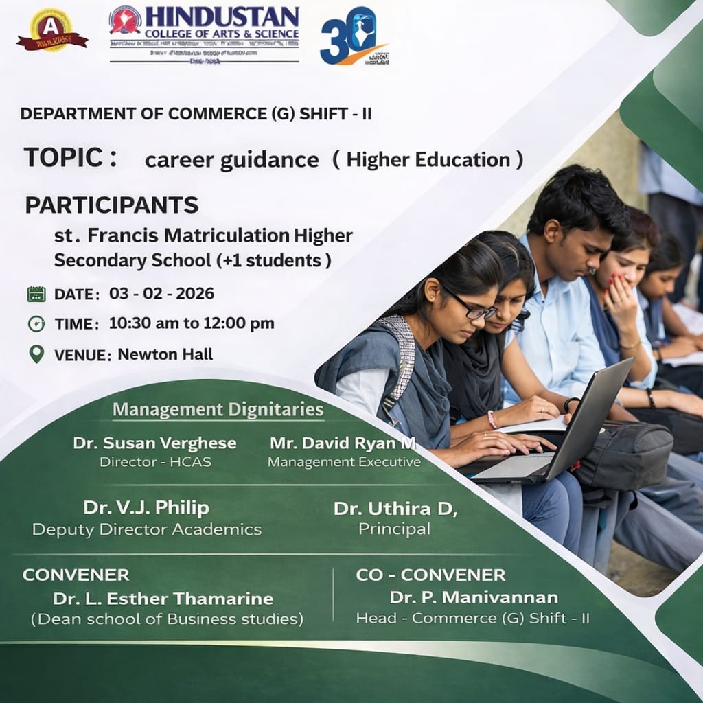 Department Of Commerce Organize Career Guidance On 3rd February 2026
